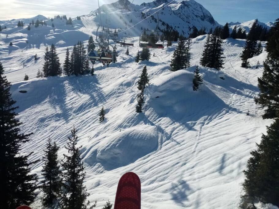 L'Appartement Les Bossons En Lisiere De Foret Dans Le Chalet Genepi อาเรชส์ ภายนอก รูปภาพ